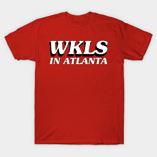 WKLS In Atlanta - WKRP Style T-Shirt by RetroZest